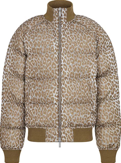 dior leopard jacket|dior puffer jacket men's.